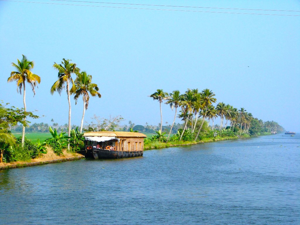 float along the kerala backwaters in an alleppey houseboat