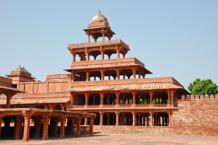 Panch Mahal In Fatehpur Sikri Palace, India