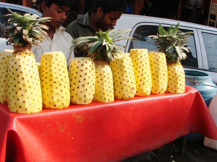 Pineapples-out-on-the-street-in-Old-City-Jaipur