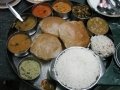 Vegetarian-thali-at-Kamat-Hotel-Hyderabad