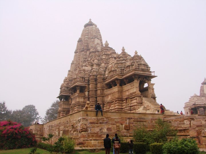 Front view of Kandariya Mahadeva Temple