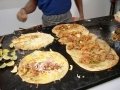 Kolkata-street-food---shop-making-chicken-kathi-rolls-on-Park-Street
