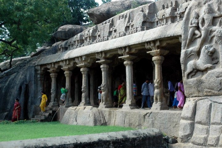 Panchapandava Cave Mahabalipuram Temple
