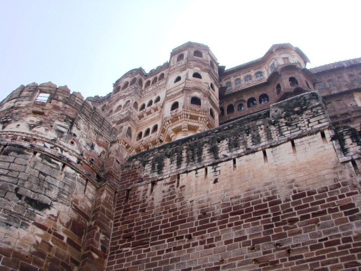 Mehrangarh-Fort-Jodhpur---The-palace-northwest-of-the-fort