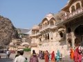 Pilgrims-around-the-temple-complex-at-Monkey-Temple-in-Jaipur