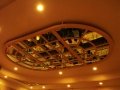 Glass-work-ceiling-at-Niro's-Restaurant-in-Jaipur