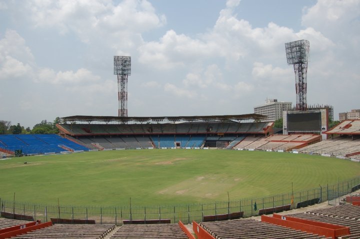 Eden Gardens cricket stadium in Old Kolkata (source Wikipedia)