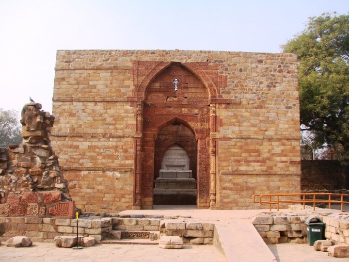 Outside view of tomb of Iltutmish in Qutub Minar complex in Delhi