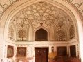Detailed paintings inside the Naubat Khana of Red Fort Delhi