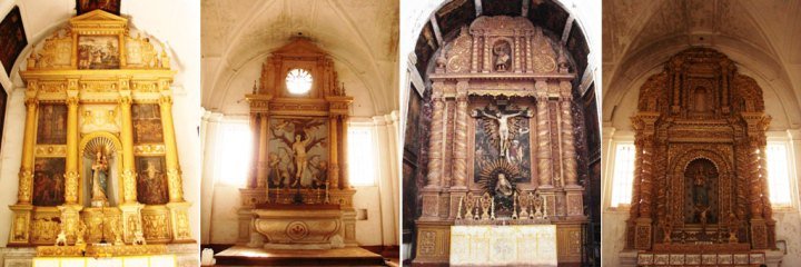Side-chapels-inside-Se-Cathedral-in-Old-Goa
