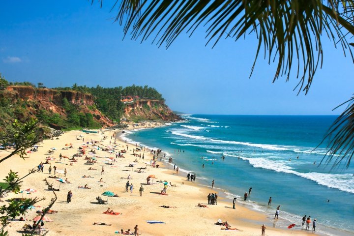 Main Varkala beach, Kerala